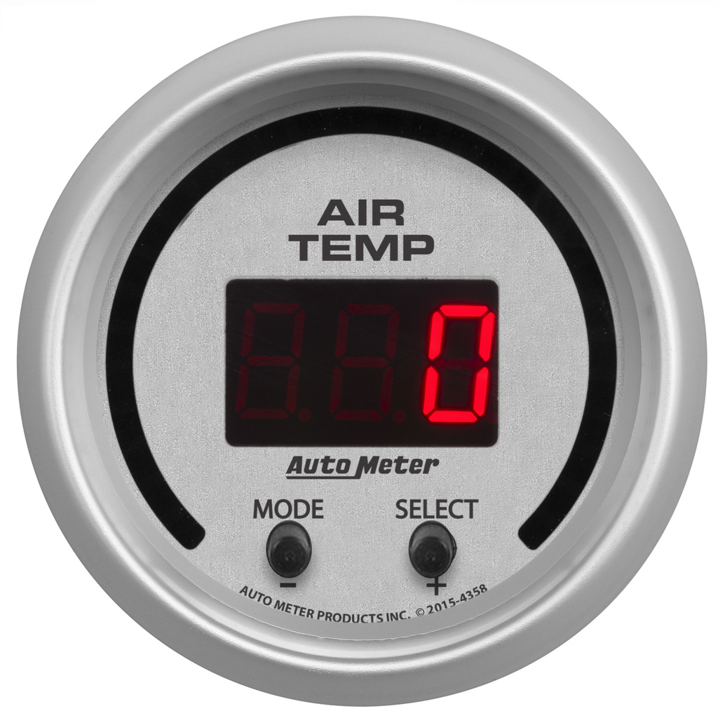 2-1/16" DUAL AIR INTAKE TEMPERATURE, 0-300 ºF, ULTRA-LITE
