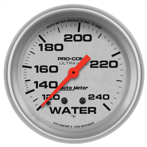 2-5/8" Vattentemperatur, 120-240 °F, ULTRA-LITE
