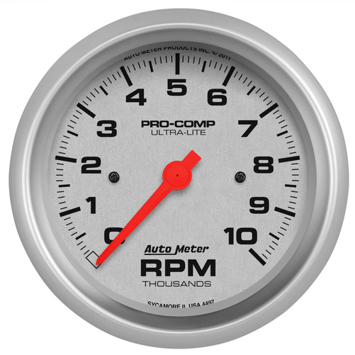 3-3/8" Varvräknare, 0-10,000 RPM, ULTRA-LITE