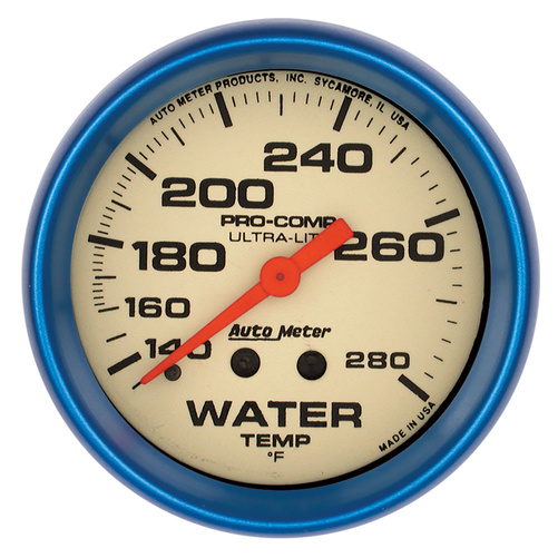 2-5/8" Vattentemperatur, 140-280 °F, ULTRA-NITE