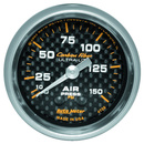 2-1/16" Lufttryck, 0-150 PSI, CARBON FIBER