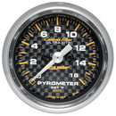 2-1/16" Pyrometer, 0-1600 °F, CARBON FIBER