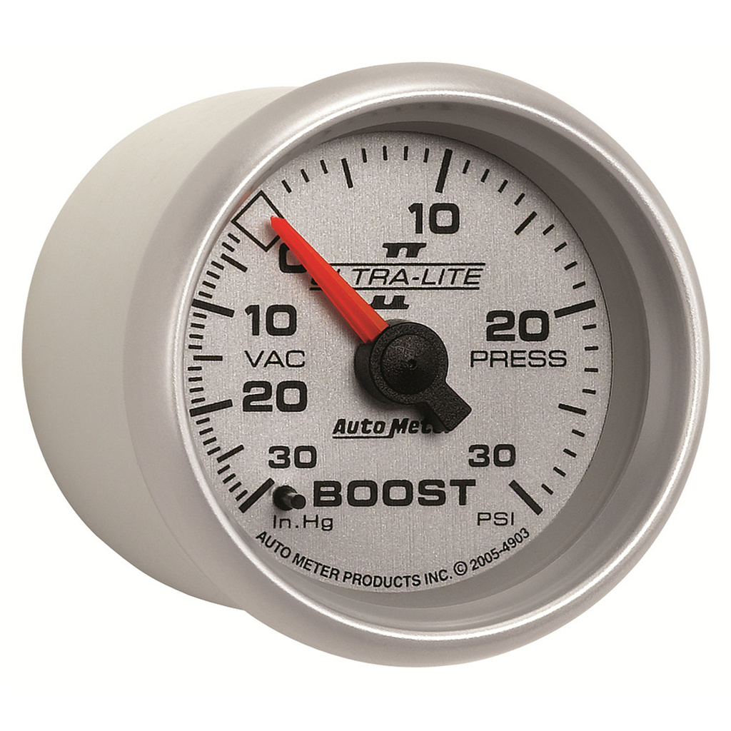 2-1/16" Laddtryck/Vacuum, 30 IN HG/30 PSI, ULTRA-LITE II
