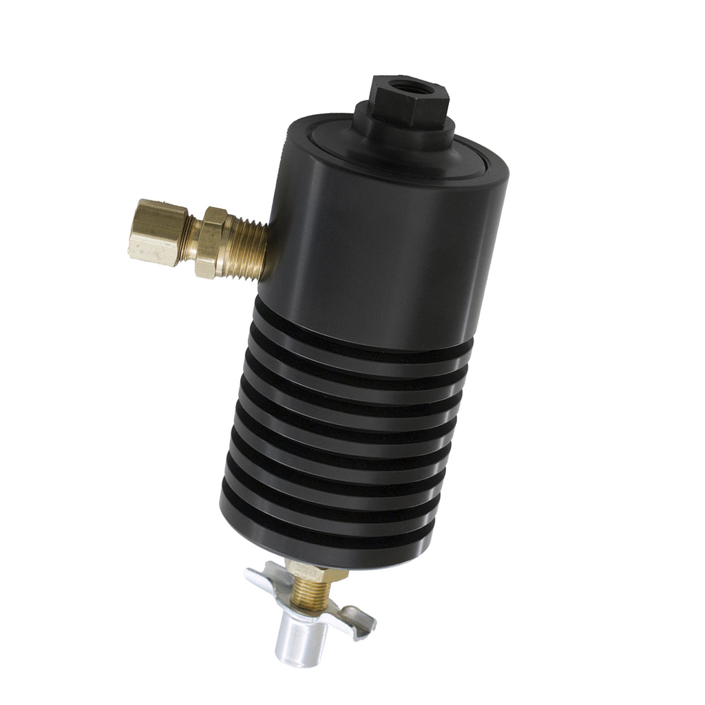 PARTICLE TRAP KIT, Avgastryck, ALUMINUM, BLACK