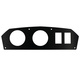 GAUGE & SWITCH PANEL, DIRECT FIT, 2 GAUGE 2-1/16"& 2 SWITCH, CAN-AM MAVERICK 12-18 & COMMANDER 10-20
