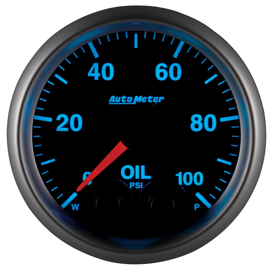 2-1/16" Oljetryck, 0-100 PSI, ELITE, -4AN SENSOR