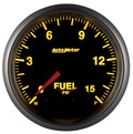 2-1/16" Bränsletryck, 0-15 PSI, ELITE, W/O SENSOR