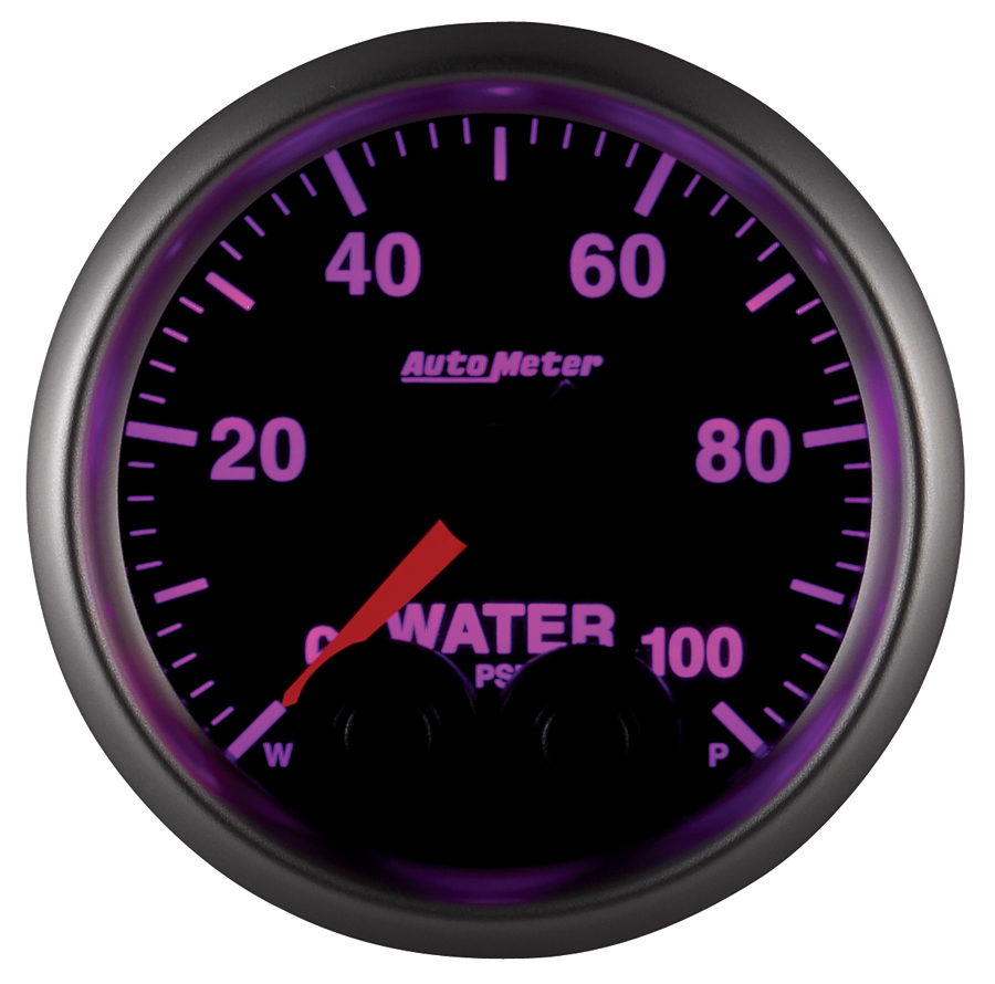 2-1/16" Vattentryck, 0-100 PSI, ELITE