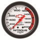 2-5/8" Nitro Tryck, 0-2000 PSI, CHEVY RED BOWTIE, WHITE
