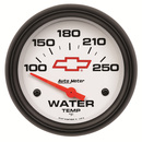 2-5/8" Vattentemperatur, 100-250 °F, CHEVY RED BOWTIE, WHITE