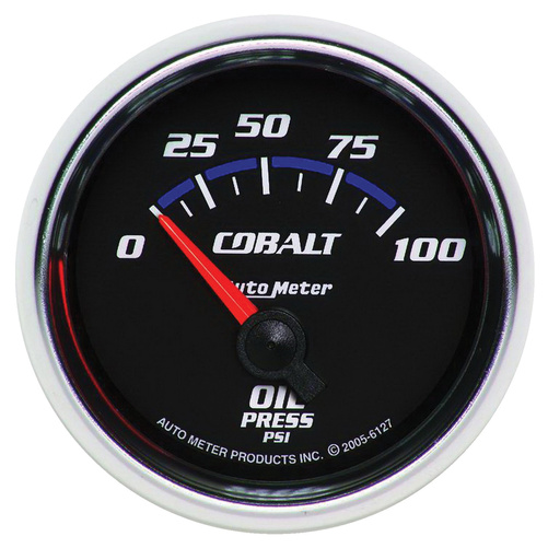 2-1/16" Oljetryck, 0-100 PSI, COBALT