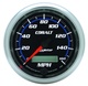 3-3/8" Hastighetsmätare,, 0-160 MPH, COBALT