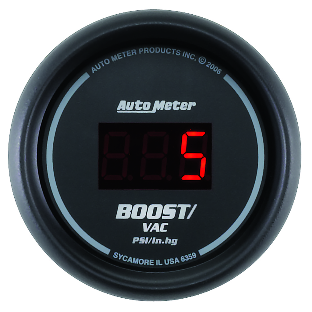 2-1/16" Laddtryck/Vacuum, 30 IN HG/30 PSI, SPORT-COMP DIGITAL