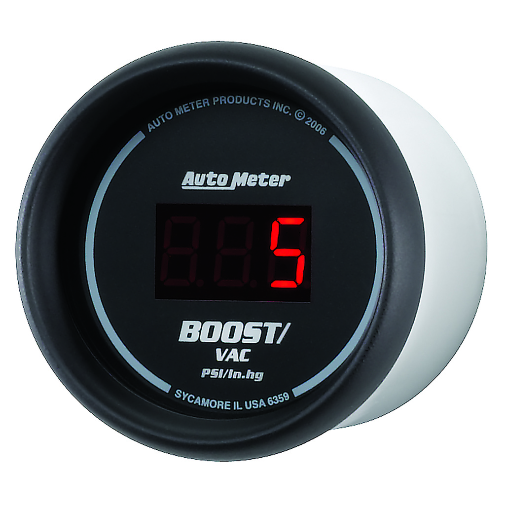2-1/16" Laddtryck/Vacuum, 30 IN HG/30 PSI, SPORT-COMP DIGITAL