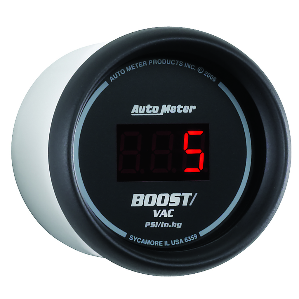 2-1/16" Laddtryck/Vacuum, 30 IN HG/30 PSI, SPORT-COMP DIGITAL