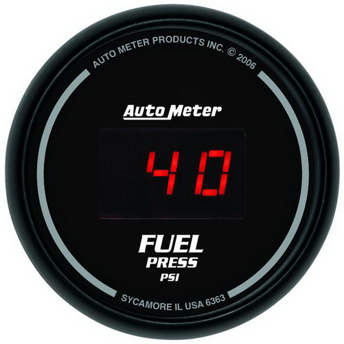2-1/16" Bränsletryck, 0-100 PSI, SPORT-COMP DIGITAL