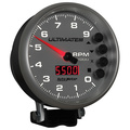 5" Varvräknare, 0-9000 RPM, PEDESTAL, ULTIMATE III PLAYBACK, SILVER