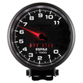 5" Varvräknare, 0-11,000 RPM, PEDESTAL, ULTIMATE DL PLAYBACK, SILVER
