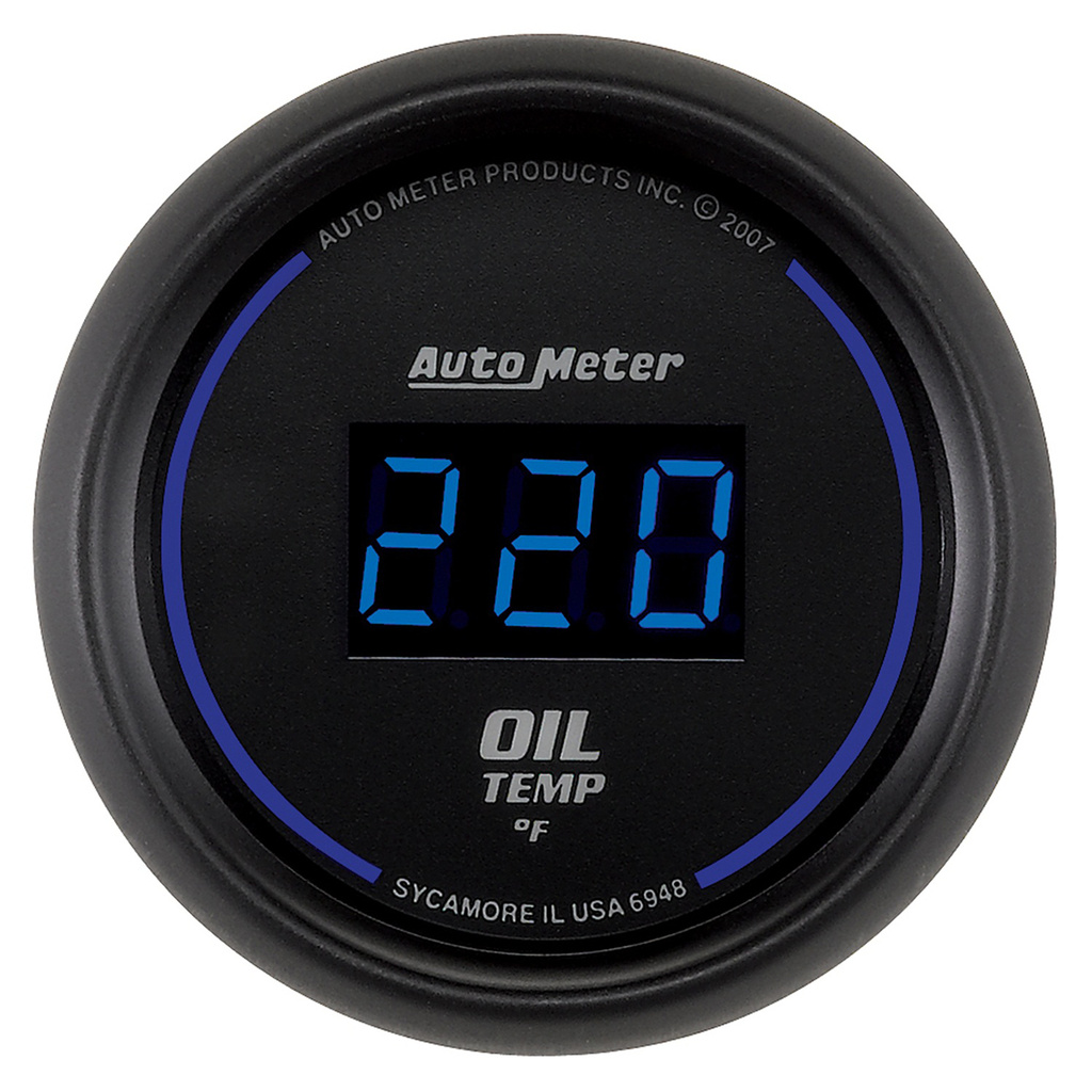 2-1/16" Oljetemperatur, 0-340 °F, COBALT DIGITAL