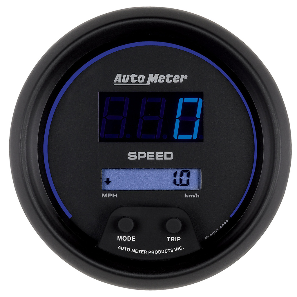 3-3/8" Hastighetsmätare,, 0-260 MPH / 0-260 KM/H, COBALT DIGITAL