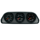 Mätar-KIT, DASH POD MOUNT, Oljetryck/Vattentemp/VOLT, 2-1/16", 100PSI/300ºF/18V, BLK DIAL, BLK BZL, EEG