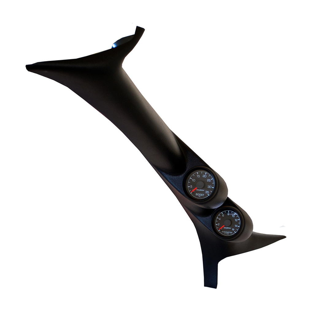 Mätarhållare A-stolpe, 0-35 PSI/0-1600 °F , 99-07 FORD SUPERDUTY, FORD FACTORY MATCH