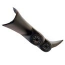 Mätarhållare A-stolpe, 0-35 PSI/0-1600 °F, 01-07 GM FULL-SIZE TRUCK W/O SPEAKER, GM FACTORY MATCH