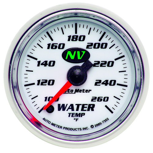 2-1/16" Vattentemperatur, 100-260 °F, NV