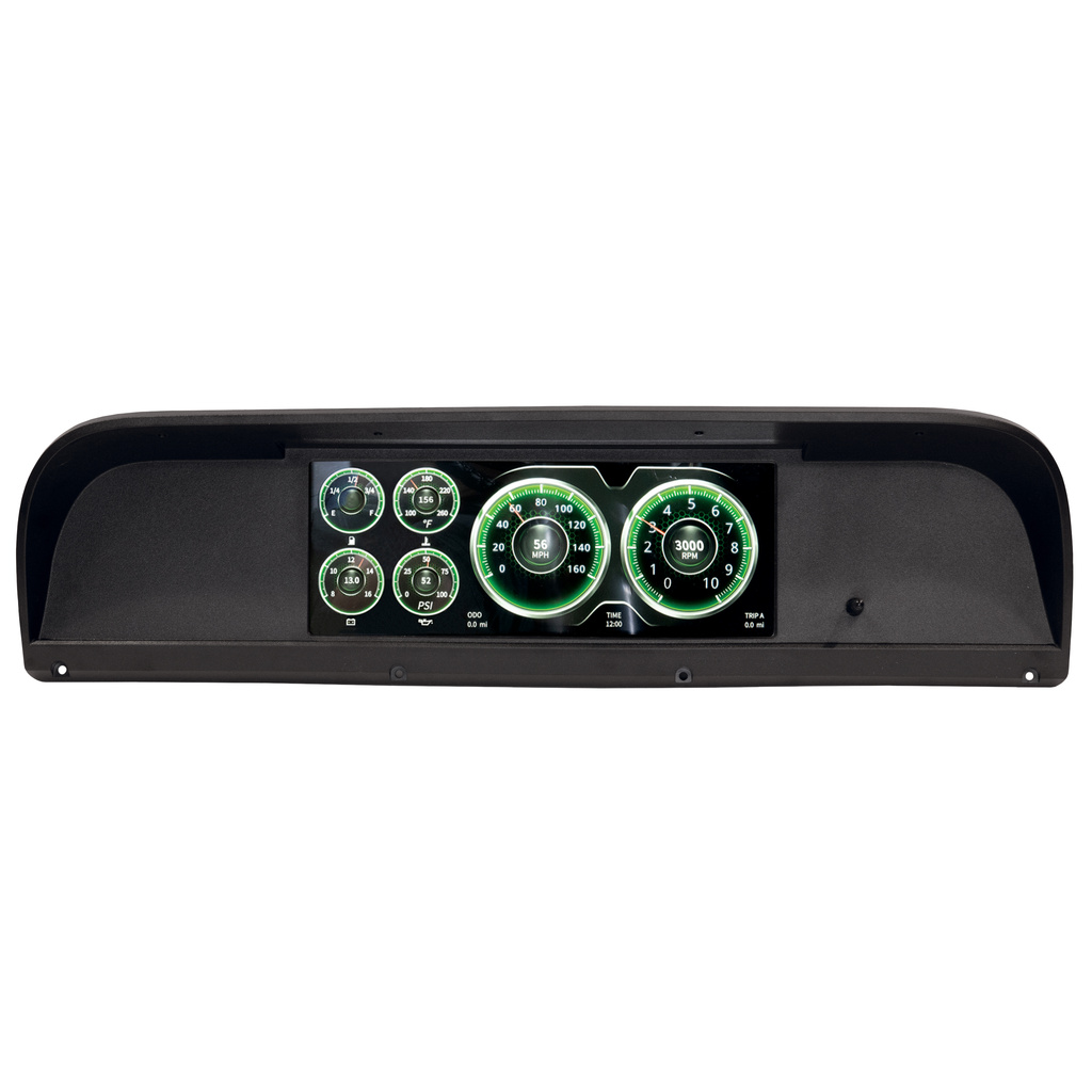 INVISION LCD DASH KIT, 67-72 FORD TRUCK, DIRECT FIT DIGITAL DASH