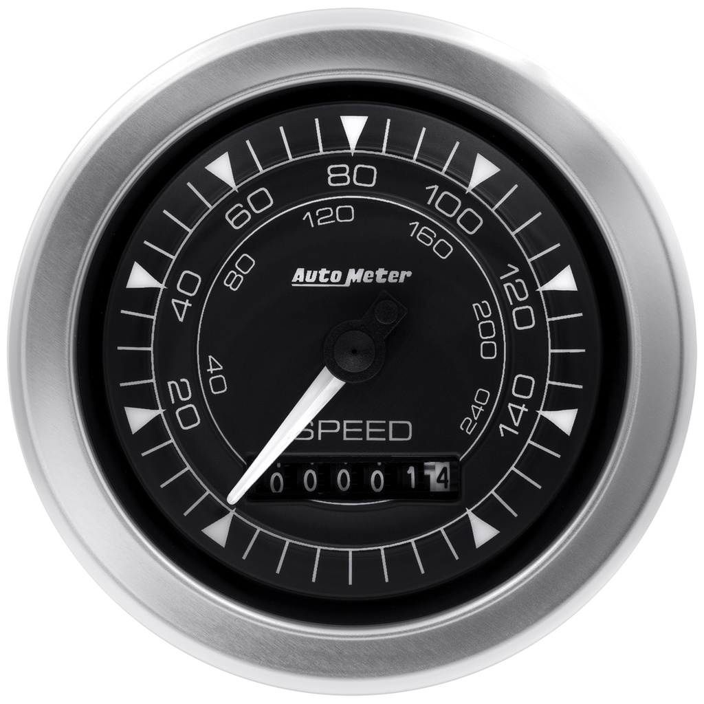 3-3/8" Hastighetsmätare, 160MPH ELEC. Programerbar CHRONO