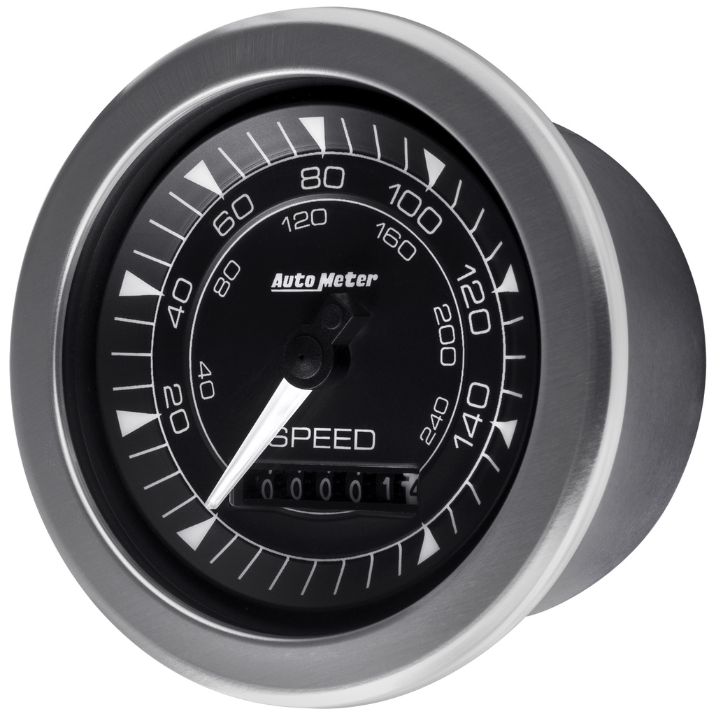 3-3/8" Hastighetsmätare, 160MPH ELEC. Programerbar CHRONO
