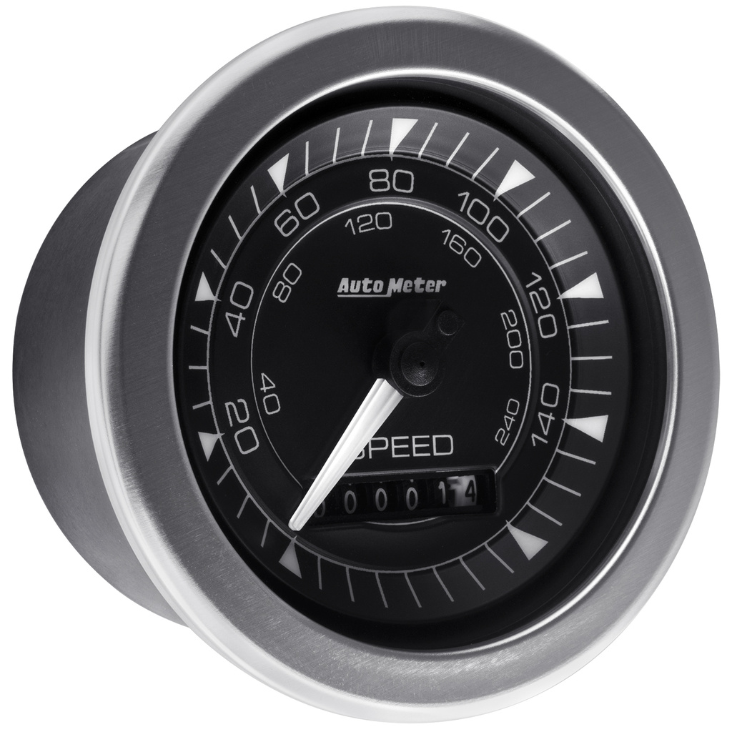 3-3/8" Hastighetsmätare, 160MPH ELEC. Programerbar CHRONO