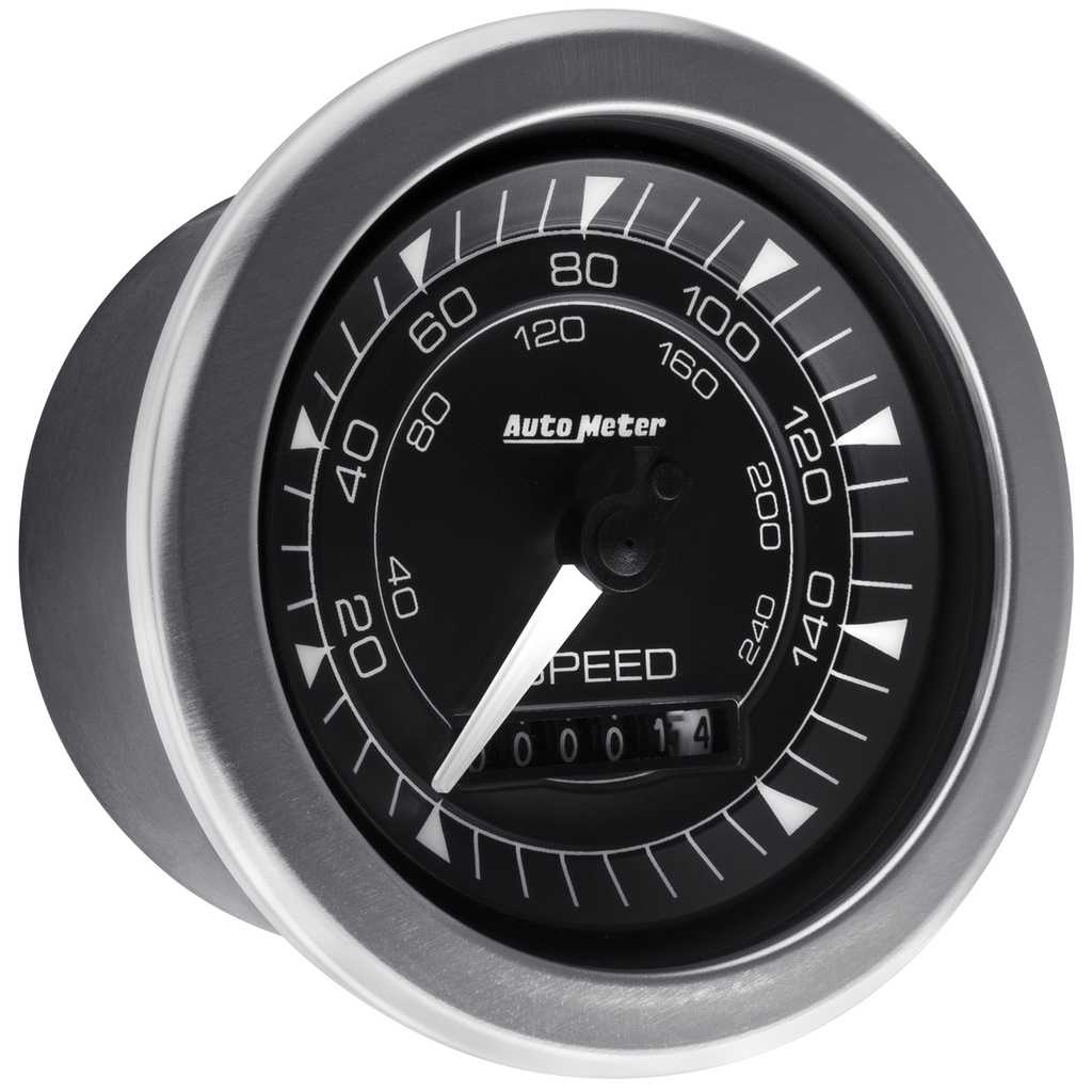 3-3/8" Hastighetsmätare, 160MPH ELEC. Programerbar CHRONO