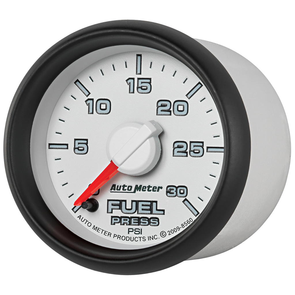 2-1/16" Bränsletryck, 0-30 PSI, GEN 3 DODGE FACTORY MATCH