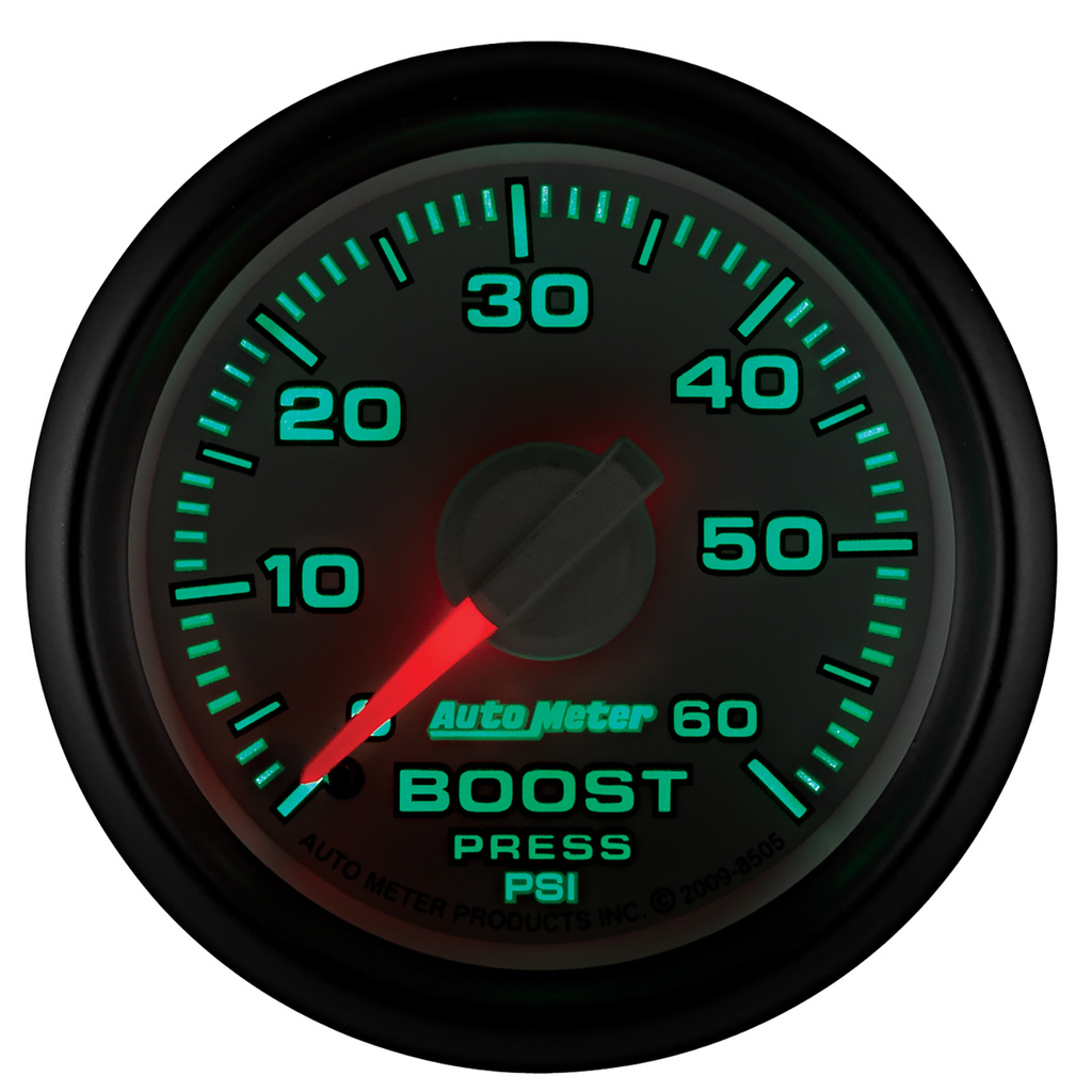 2-1/16" Laddtryck, 0-60 PSI, GEN 3 DODGE FACTORY MATCH