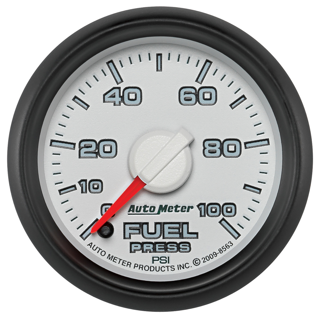 2-1/16" Bränsletryck, 0-100 PSI, GEN 3 DODGE FACTORY MATCH