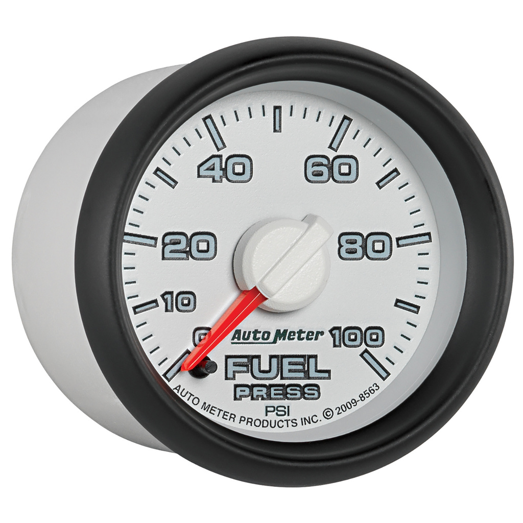 2-1/16" Bränsletryck, 0-100 PSI, GEN 3 DODGE FACTORY MATCH