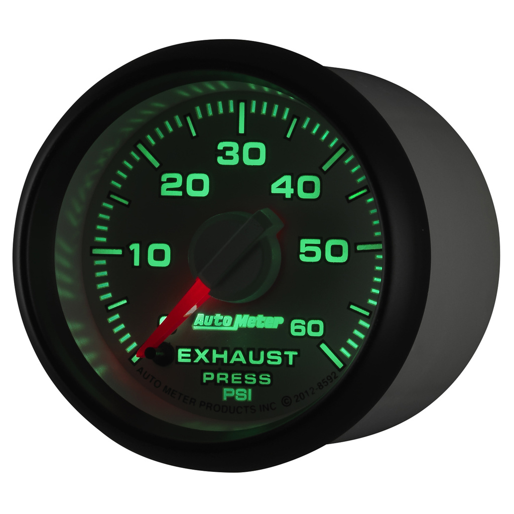 2-1/16" Avgastryck, 0-60 PSI, GEN 3 DODGE FACTORY MATCH
