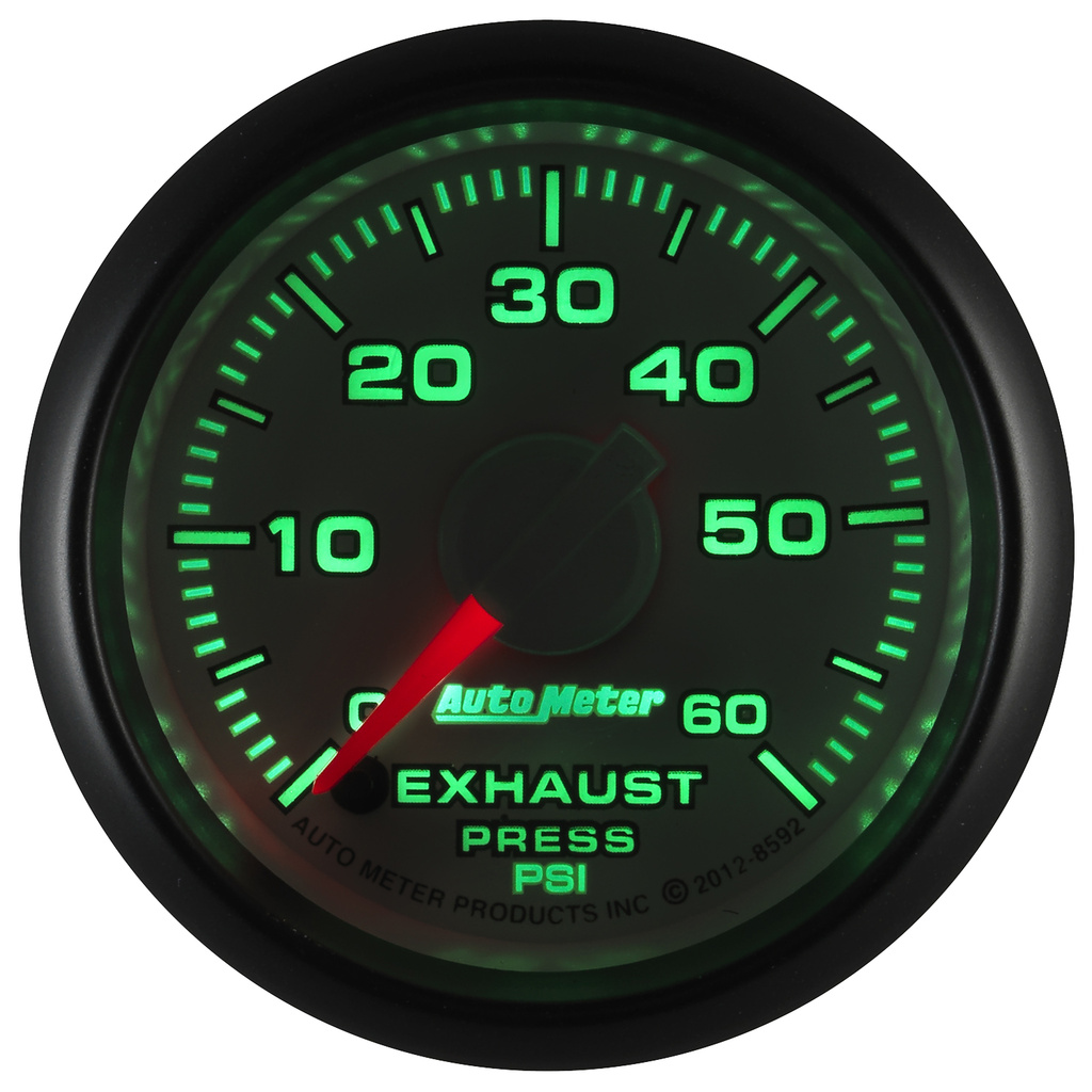 2-1/16" Avgastryck, 0-60 PSI, GEN 3 DODGE FACTORY MATCH