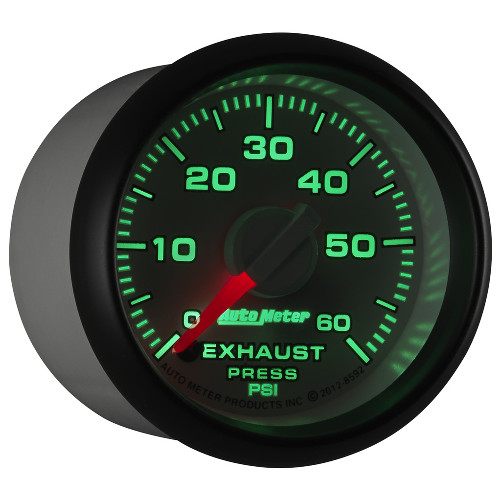 2-1/16" Avgastryck, 0-60 PSI, GEN 3 DODGE FACTORY MATCH