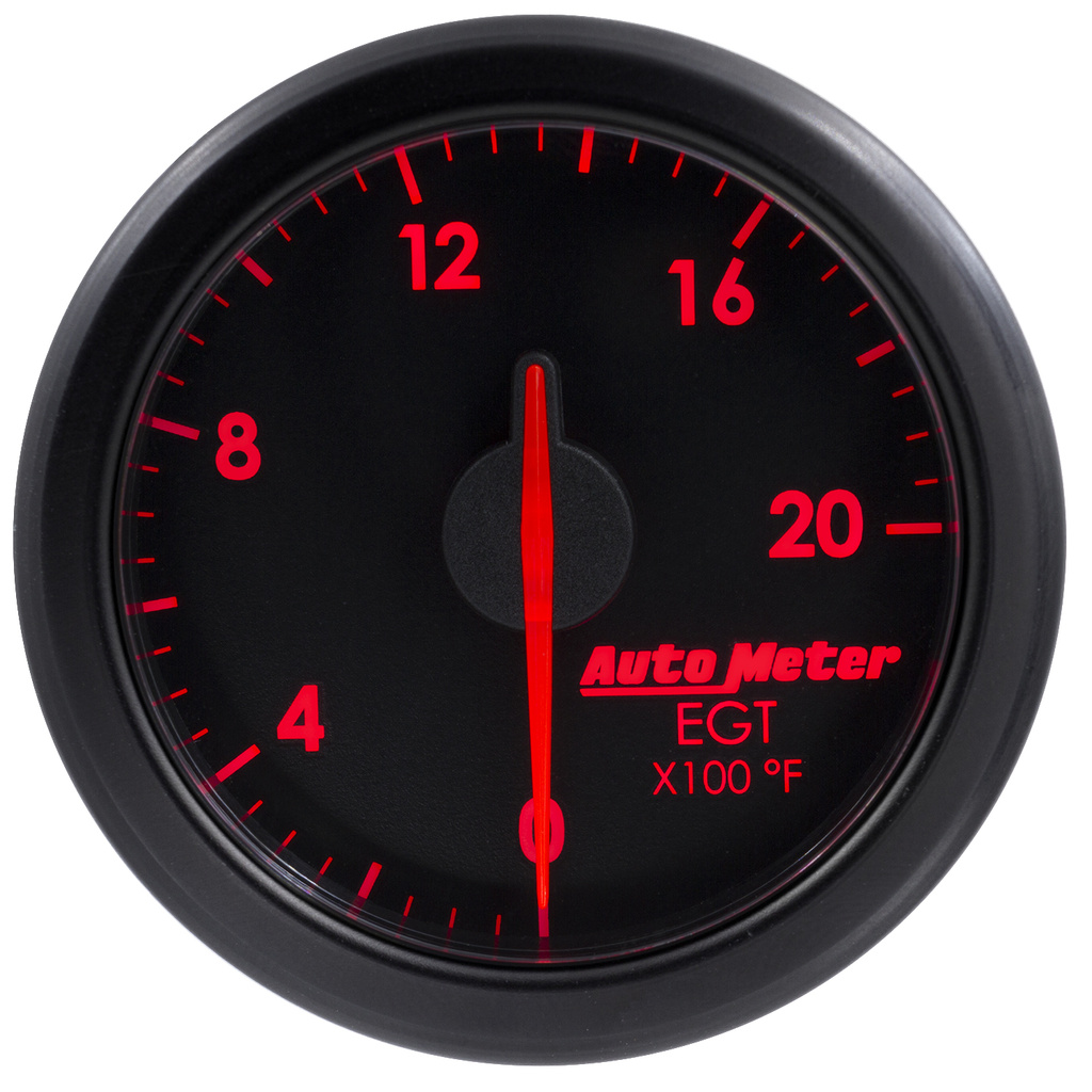 2-1/16" E.G.T, 0-2000`F, AIRDRIVE, BLACK