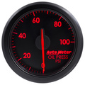 2-1/16" Oljetryck, 0-100 PSI, AIRDRIVE, BLACK