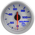 2-1/16" Oljetryck, 0-100 PSI, AIRDRIVE, SILVER