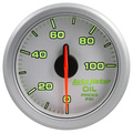 2-1/16" Oljetryck, 0-100 PSI, AIRDRIVE, SILVER