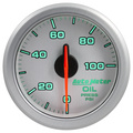 2-1/16" Oljetryck, 0-100 PSI, AIRDRIVE, SILVER