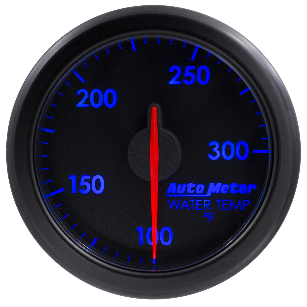 2-1/16" WATER TEMP,100-300`F, AIRDRIVE, BLACK