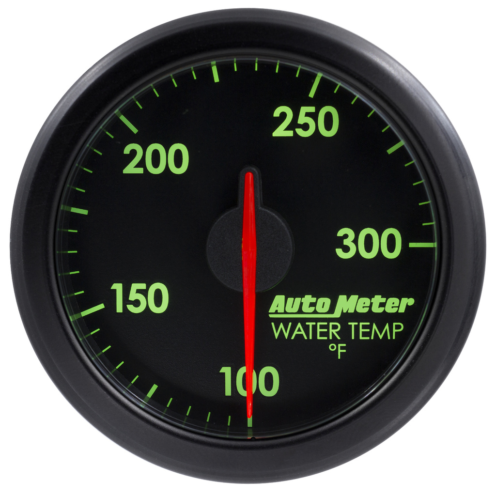 2-1/16" WATER TEMP,100-300`F, AIRDRIVE, BLACK