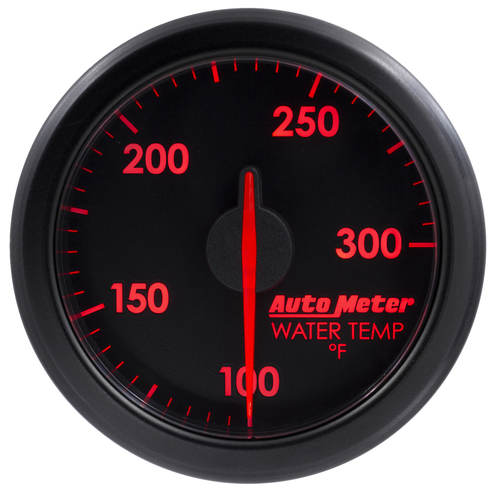 2-1/16" WATER TEMP,100-300`F, AIRDRIVE, BLACK