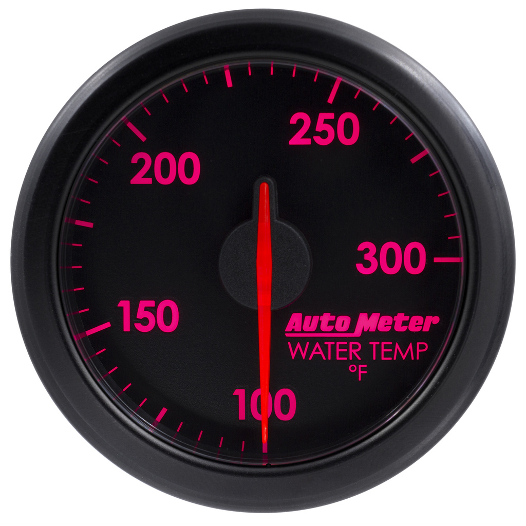 2-1/16" WATER TEMP,100-300`F, AIRDRIVE, BLACK