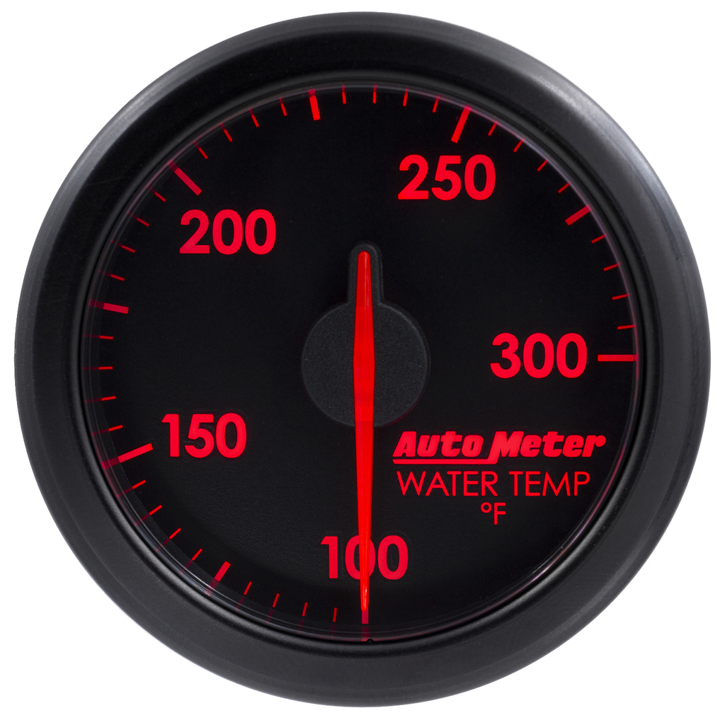 2-1/16" WATER TEMP,100-300`F, AIRDRIVE, BLACK